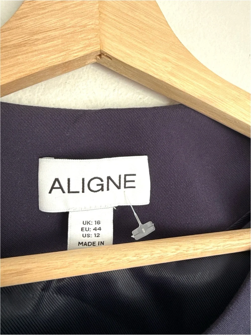 Aligne Daphne Waisted Blazer in Navy Blue